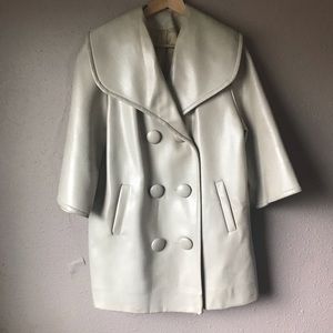Off-White Pleather Coat